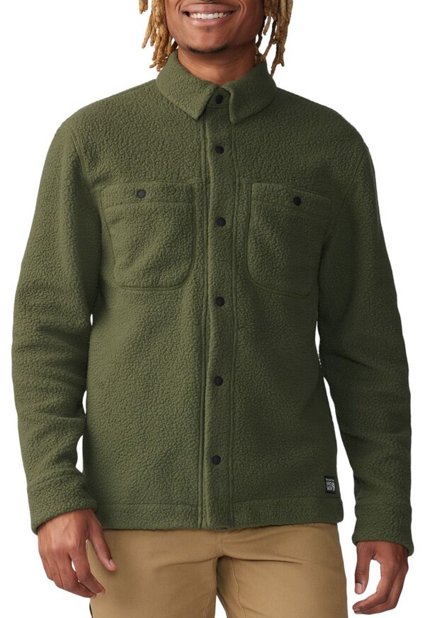 Mountain Hardwear Men's Hicamp Fleece Shacket Surplus Green