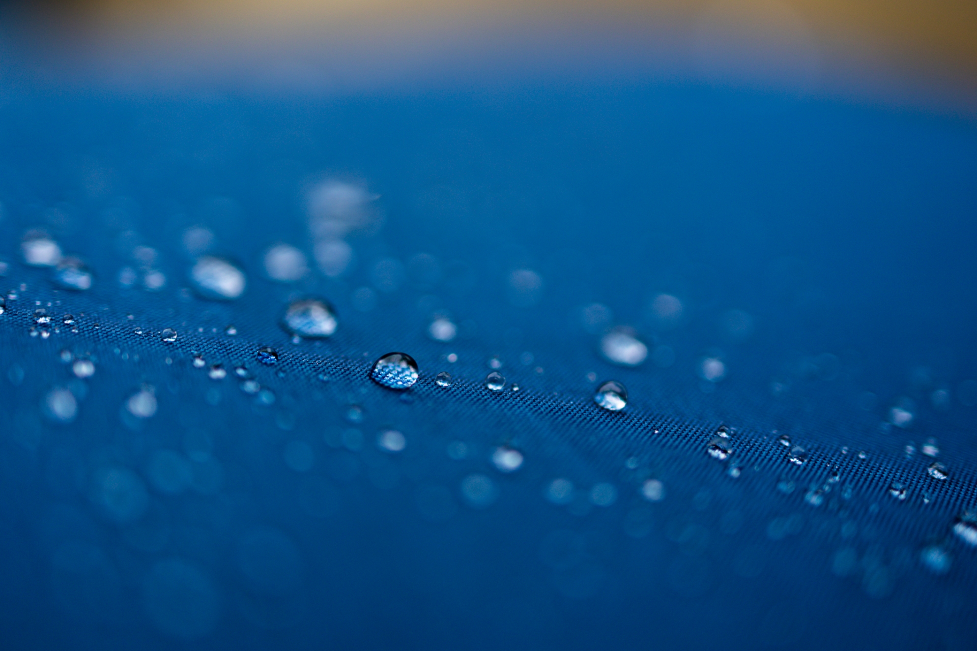 日傘が撥水する画像