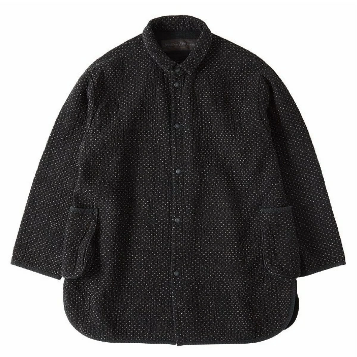 Porter Classic - NEW SASHIKO SHIRT JACKET - BLACK