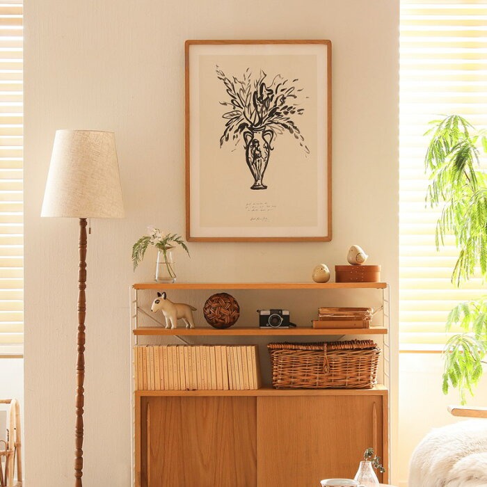植物モチーフのアート