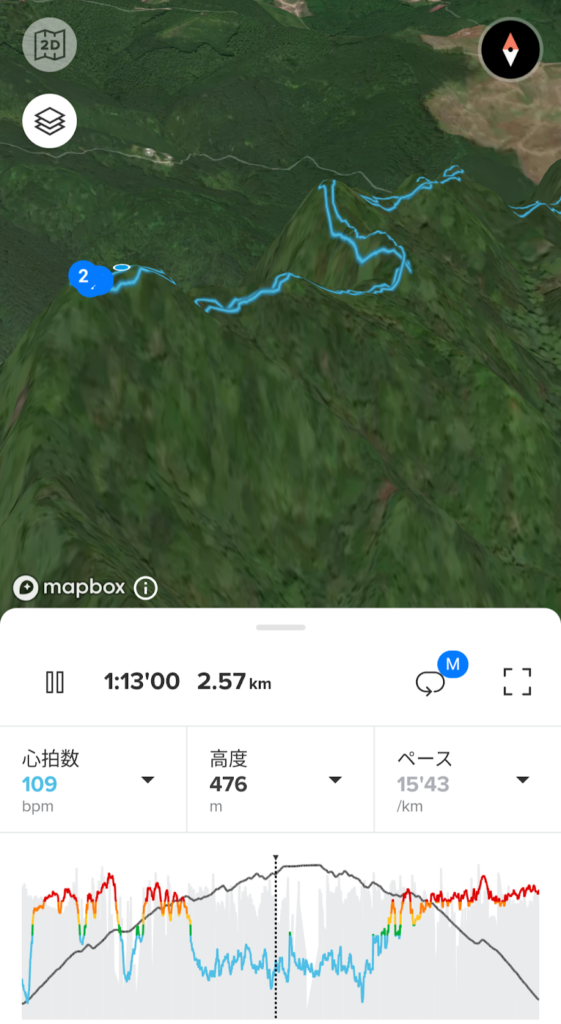 SUUNTO RUNのマルチモード画面