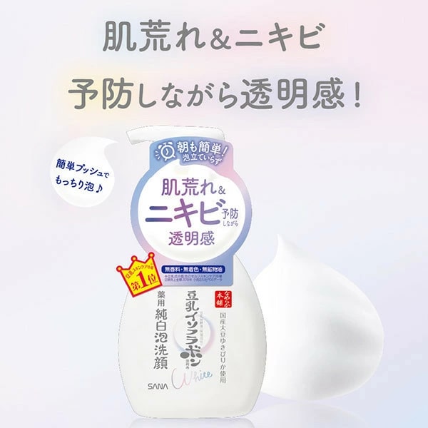 なめらか本舗 薬用泡洗顔