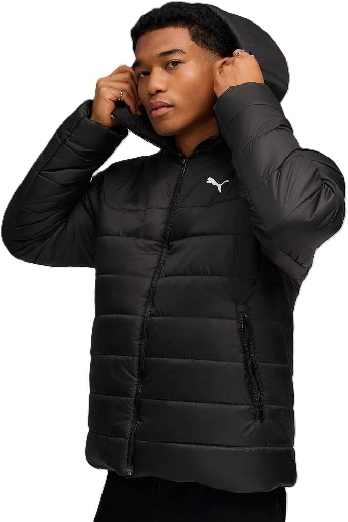 PUMA ESS フーデッド パデッド ジャケット