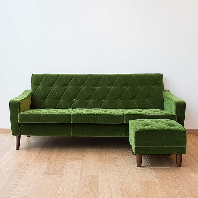 グリーンのソファ