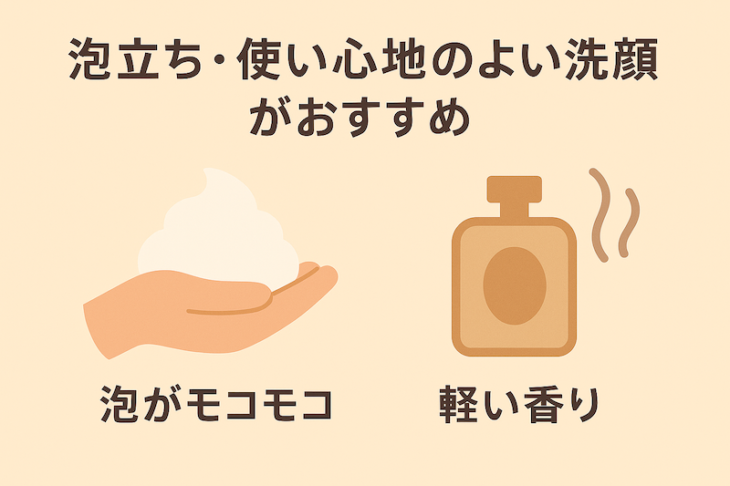 おすすめの洗顔料の選び方