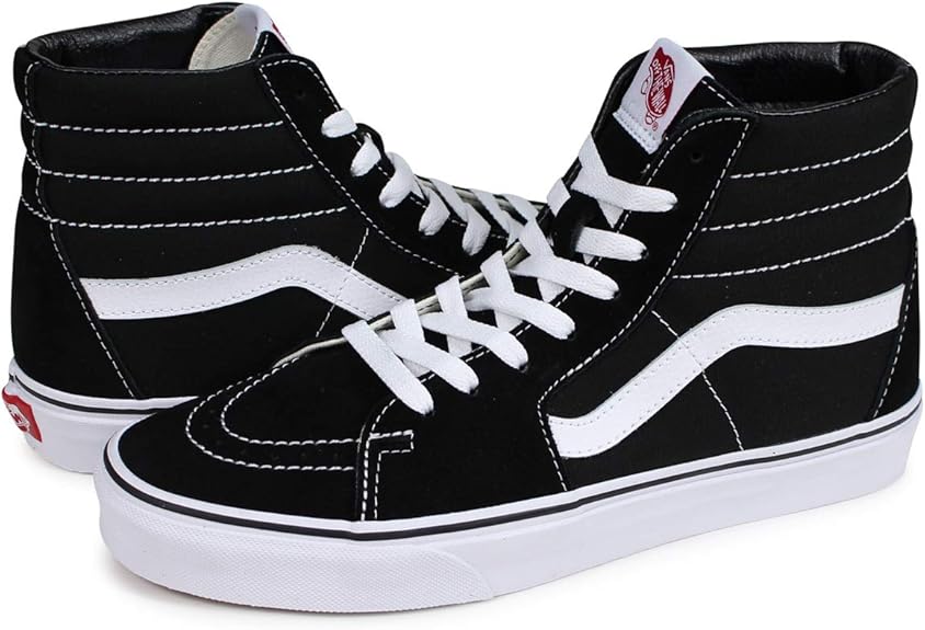 スケートハイ ブラック×ホワイト