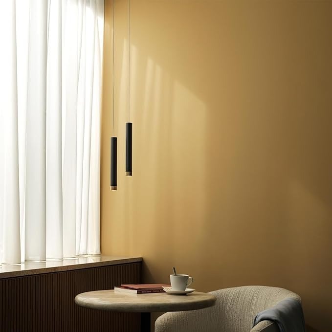 細長いペンダント照明2灯