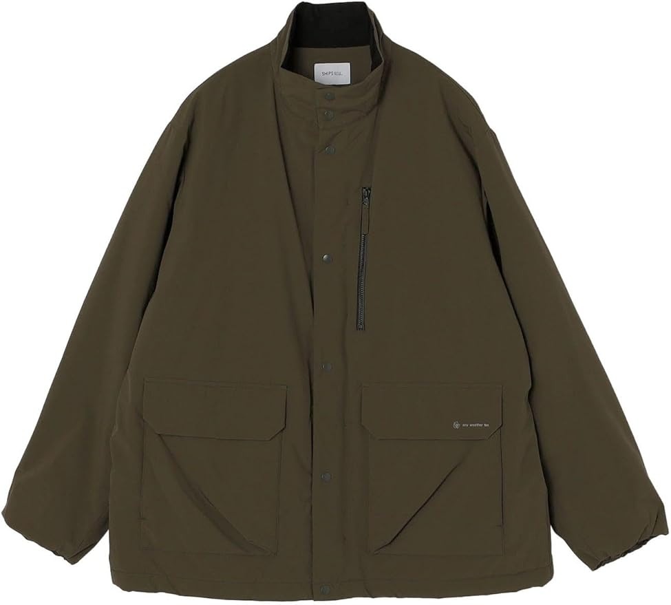 [シップス] 2トーンスタンドブルゾン